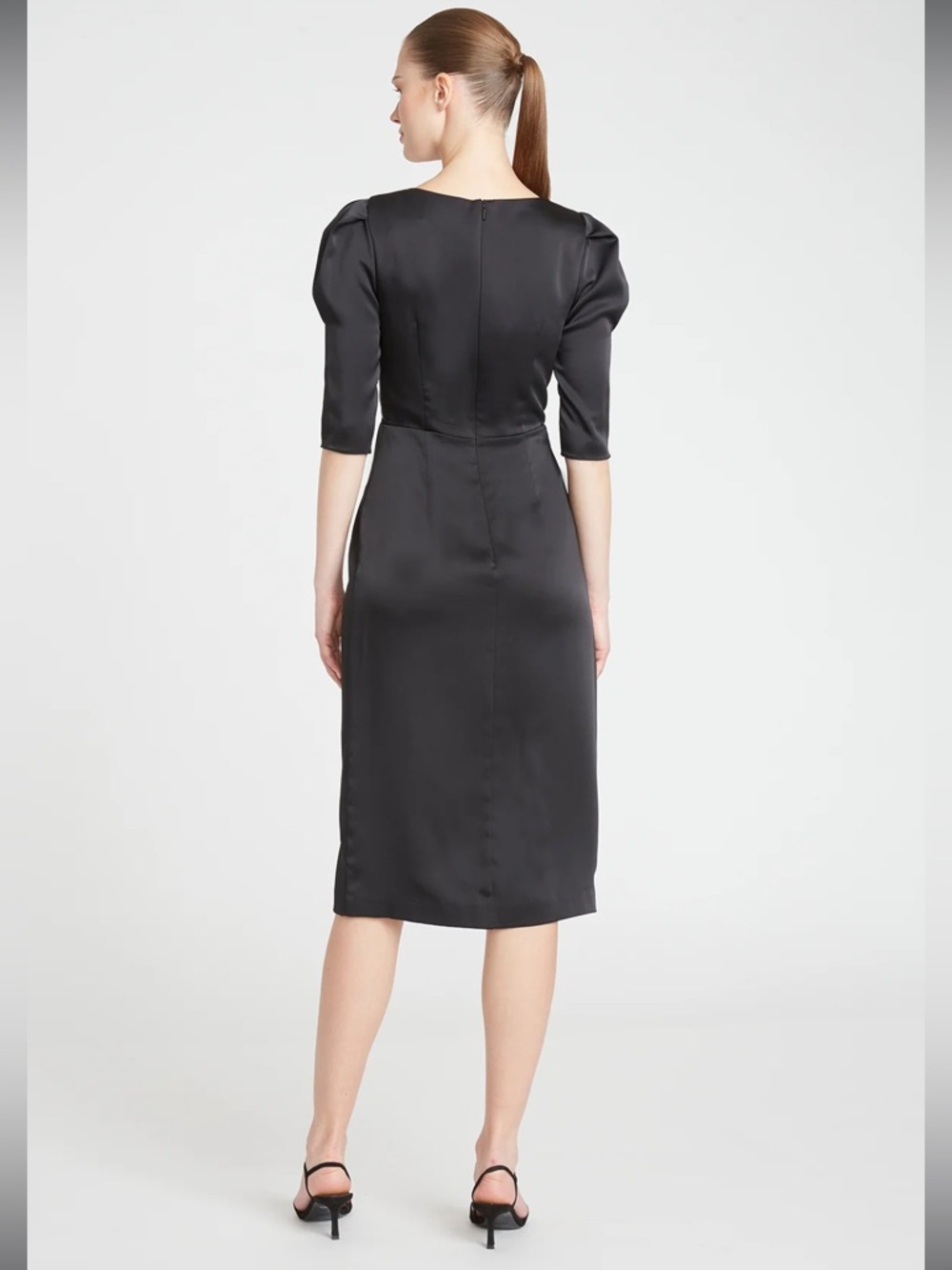 Theia Ina Cocktail Midi Dress - Picture 3 of 8